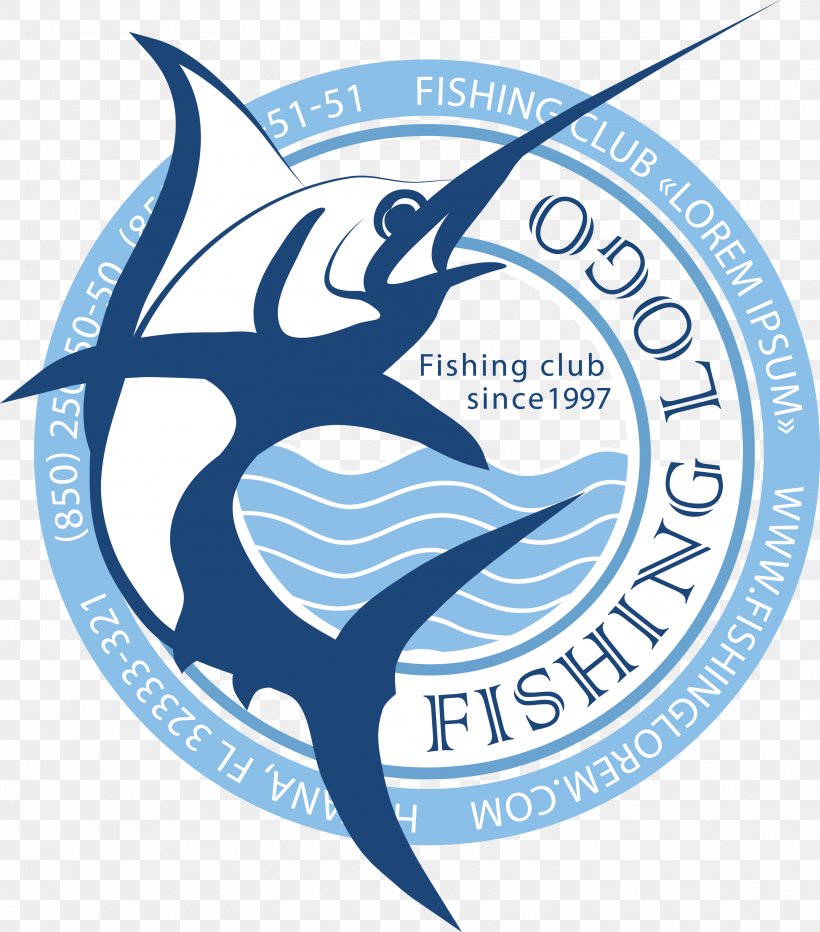 Recreational Boat Fishing Atlantic Blue Marlin Logo Angling, PNG, 2892x3288px, Fishing, Angling, Area, Blue, Brand Download Free