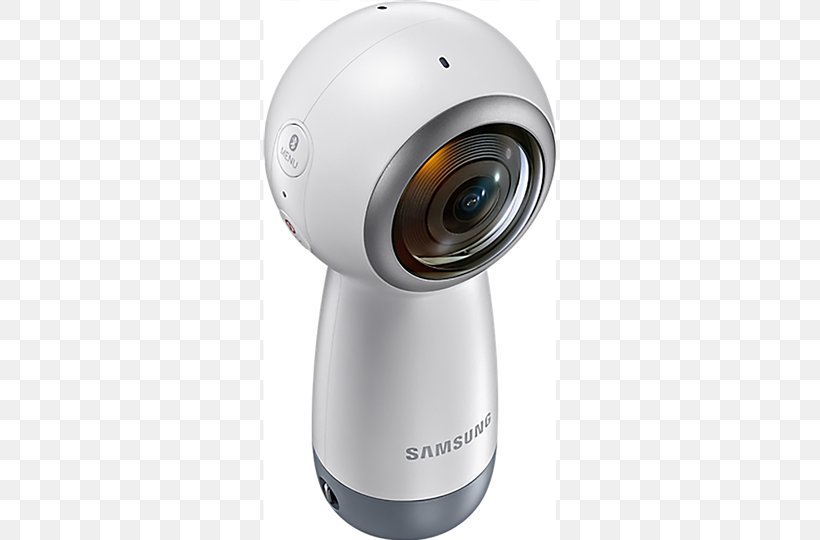 Samsung Gear 360 (2017) Immersive Video Omnidirectional Camera 4K Resolution, PNG, 540x540px, 4k Resolution, Samsung Gear 360, Action Camera, Camcorder, Camera Download Free