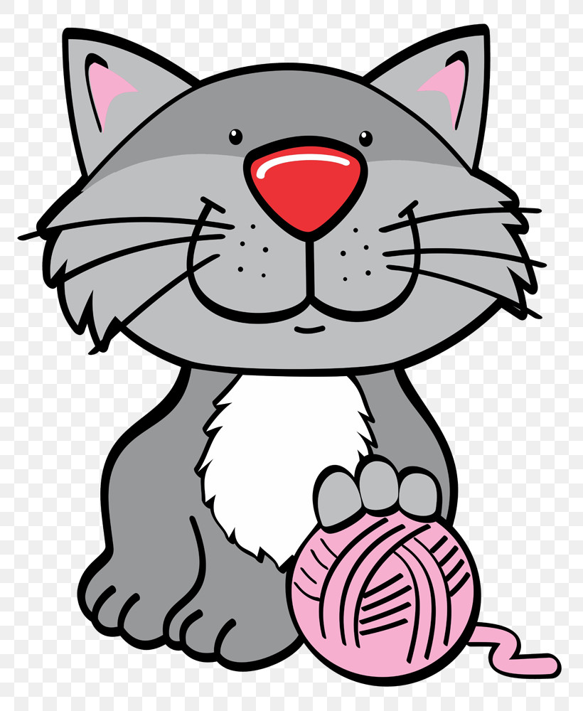 Cartoon Cat Nose Pink Head, PNG, 779x1000px, Cartoon, Cat, Head, Nose, Pink Download Free
