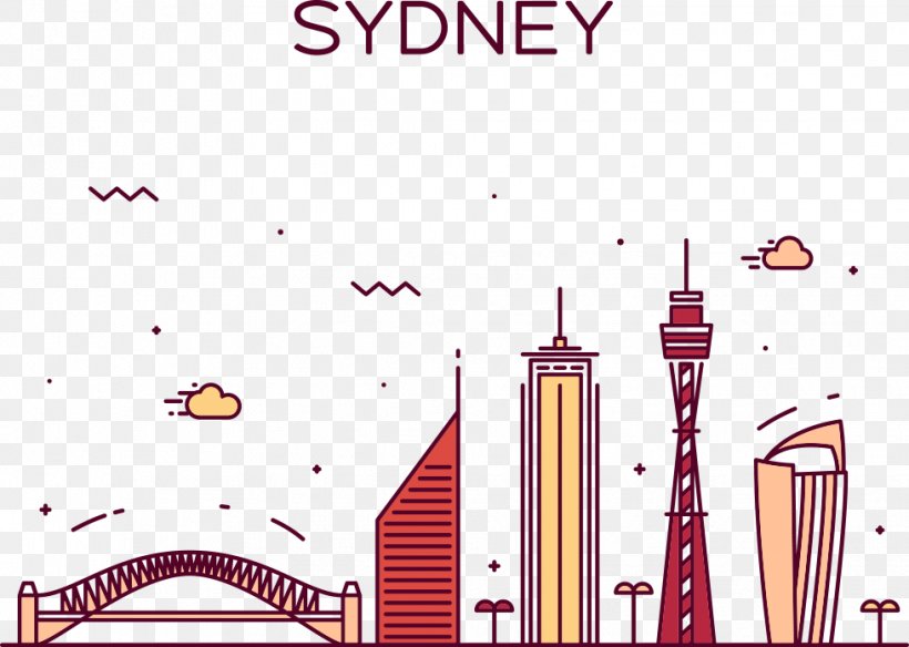 City Of Sydney Sydney Harbour Bridge Skyline Illustration, PNG, 979x698px, City Of Sydney, Art, Australia, Brand, Diagram Download Free