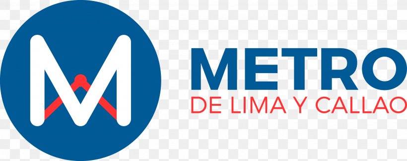 Lima Metro Rapid Transit Logo Train Corporate Image, PNG, 2917x1155px, Lima Metro, Blue, Brand, Callao, Corporate Image Download Free