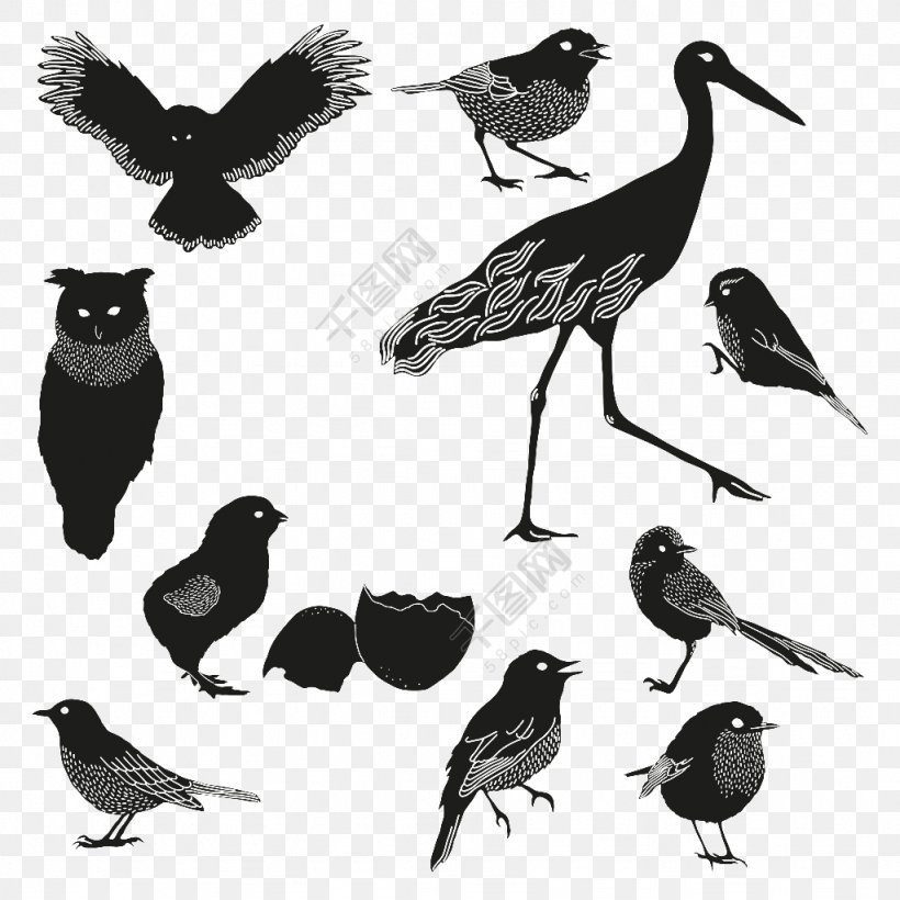Advice Silhouette, PNG, 1024x1024px, Bird, American Crow, Art, Beak, Blackbird Download Free