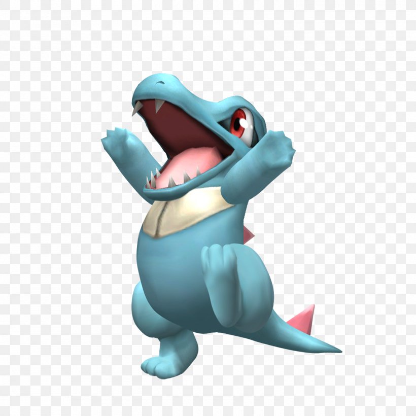 Super Smash Bros. Brawl Pokémon Gold And Silver Pokémon Stadium Totodile, PNG, 1500x1500px, Super Smash Bros Brawl, Cyndaquil, Eevee, Figurine, Fish Download Free