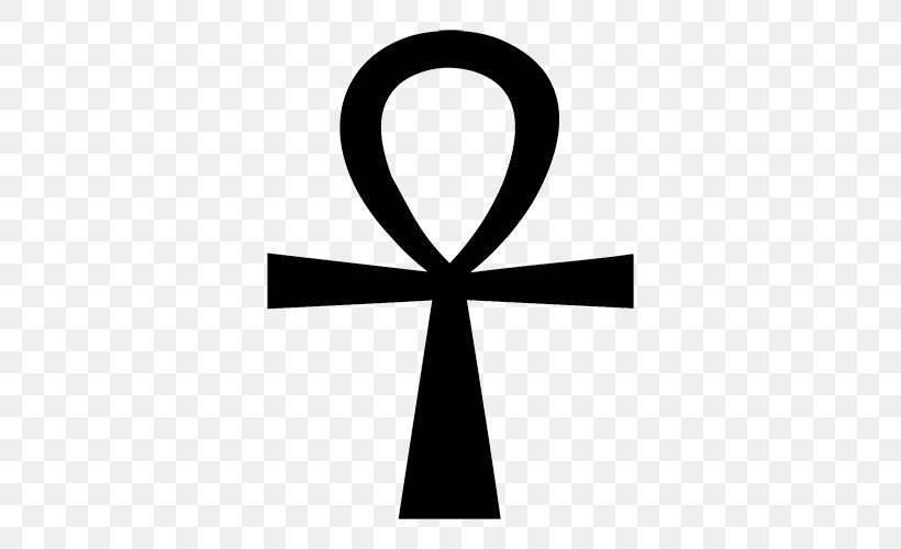 Ankh Ancient Egypt Egyptian Clip Art, PNG, 500x500px, Ankh, Ancient Egypt, Art Of Ancient Egypt, Black And White, Cross Download Free