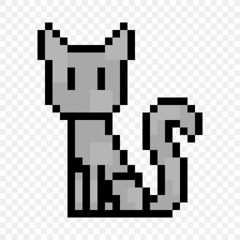 Cat Kitten Pixel Art, PNG, 1184x1184px, Cat, Art, Black And White, Kitten, Nyan Cat Download Free