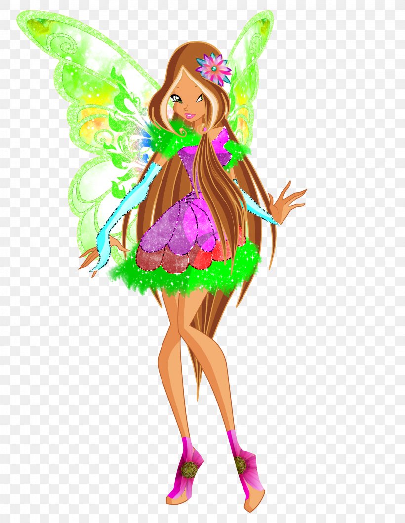 Flora Tecna Stella Musa Winx Club: Believix In You, PNG, 2249x2907px, Flora, Barbie, Costume, Costume Design, Dancer Download Free