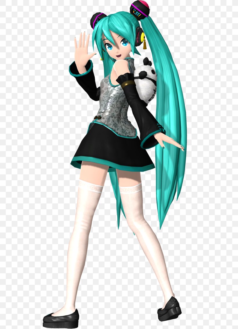 Hatsune Miku: Project DIVA Arcade Action & Toy Figures Vocaloid Figurine, PNG, 706x1132px, Watercolor, Cartoon, Flower, Frame, Heart Download Free