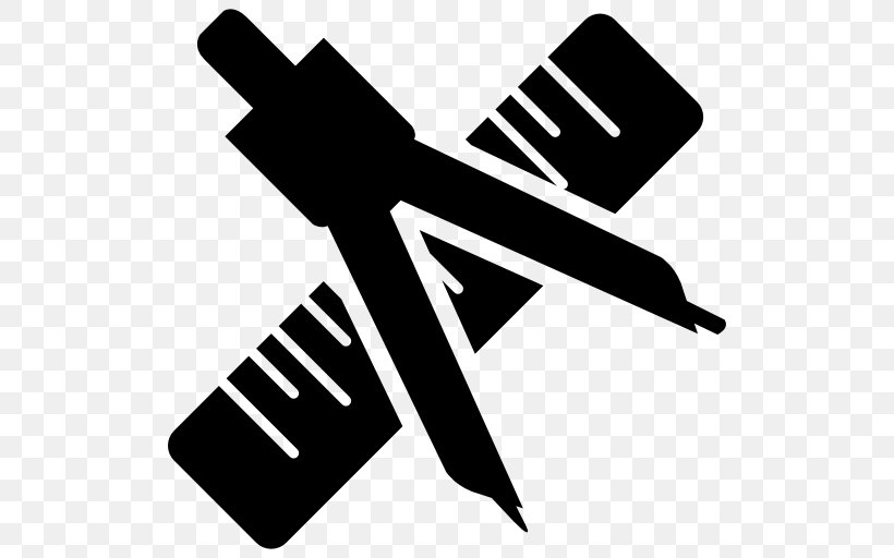 Ruler Compass-and-straightedge Construction Symbol, PNG, 512x512px, Ruler, Airplane, Black, Black And White, Brand Download Free
