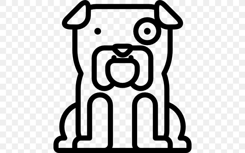 French Bulldog Pug Clip Art, PNG, 512x512px, Bulldog, Animal, Area, Black And White, Carnivoran Download Free