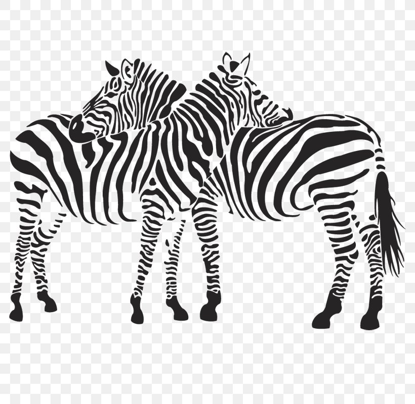 Quagga Zebra Wall Decal, PNG, 800x800px, Quagga, Animal Figure, Black And White, Horse, Horse Like Mammal Download Free