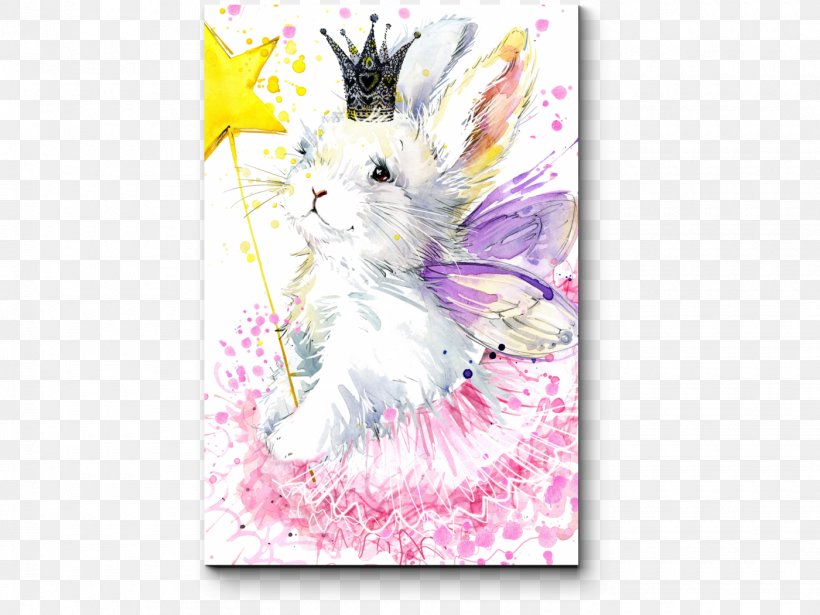 Rabbit Cotton Leporids Canvas, PNG, 1400x1050px, Rabbit, Art, Canvas, Cat, Cotton Download Free