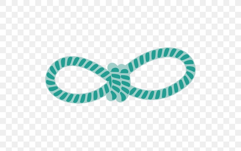 Skipping Rope Knot Icon, PNG, 512x512px, Rope, Anchor, Aqua, Blue, Bracelet Download Free