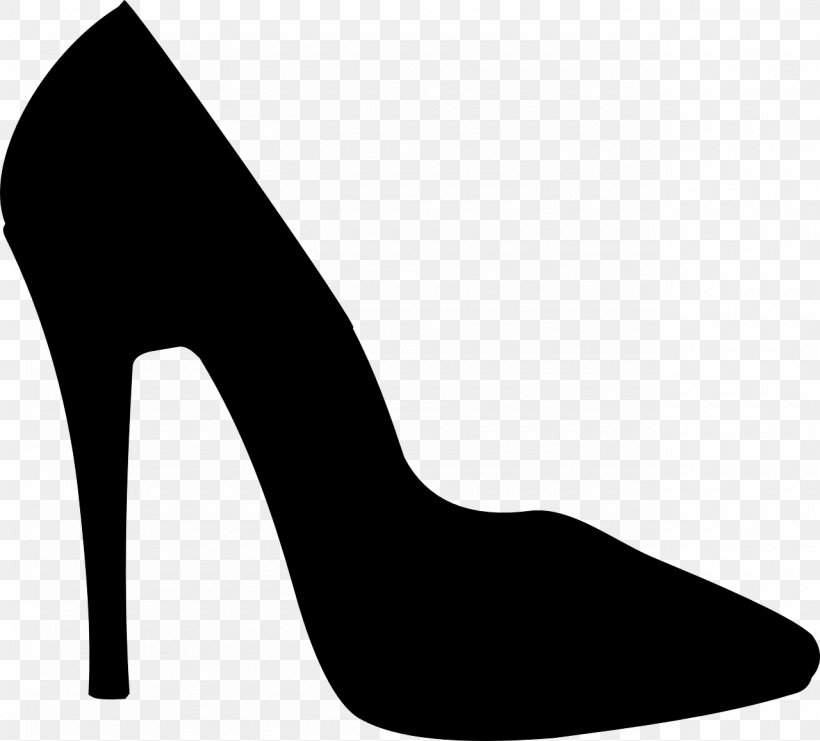 Stiletto Heel High-heeled Shoe Silhouette, PNG, 1280x1157px, Watercolor, Cartoon, Flower, Frame, Heart Download Free