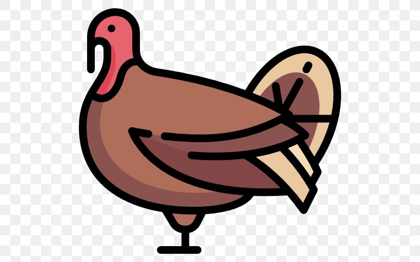 Turkey Meat Clip Art, PNG, 512x512px, Turkey Meat, Artwork, Beak, Bird, Chicken Download Free