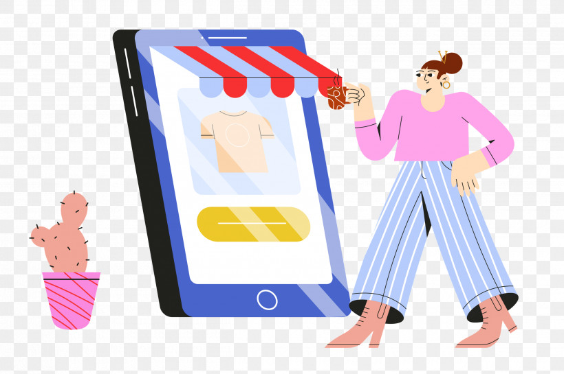 Shopping Mobile Business, PNG, 2500x1662px, Shopping, Business, Cartoon, Geometry, Hm Download Free