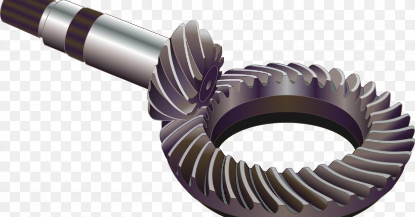 Spiral Bevel Gear Pinion, PNG, 1200x630px, Spiral Bevel Gear, Axle Part, Bevel Gear, Differential, Epicyclic Gearing Download Free