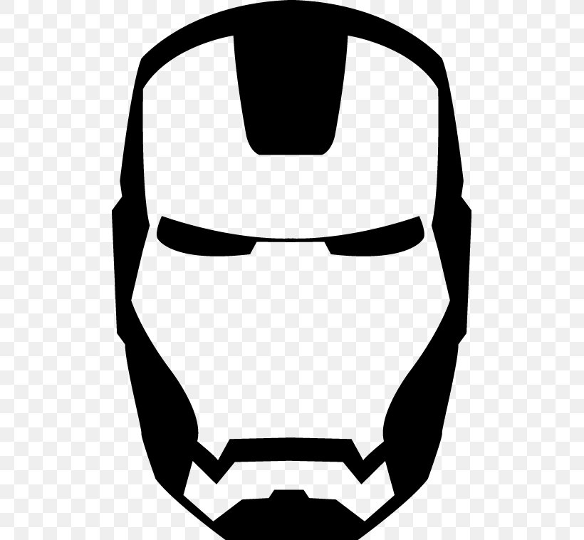 Iron Man Superhero Marvel Comics Logo, PNG, 505x758px, Iron Man, Artwork, Black, Black And White, Drawing Download Free