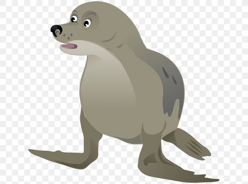Sea Lion Pinniped Grey Seal Clip Art, PNG, 641x608px, Sea Lion, Animal Figure, Animation, Beak, Bear Download Free