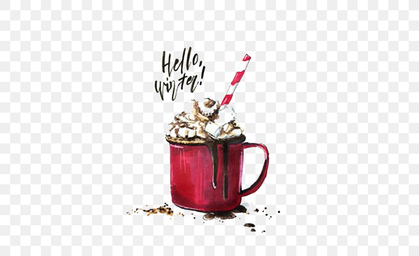 Coffee Cafe Christmas Drink, PNG, 500x500px, Coffee Cup, Cup, Flavor Download Free
