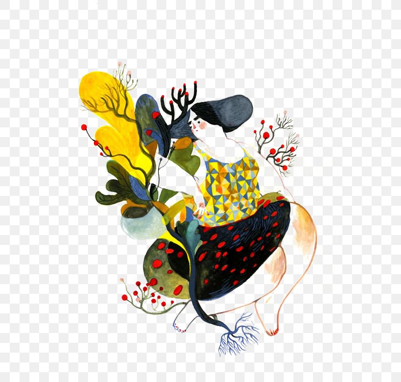 Maryland Institute College Of Art Illustrator Behance Illustration, PNG, 564x780px, Watercolor, Cartoon, Flower, Frame, Heart Download Free