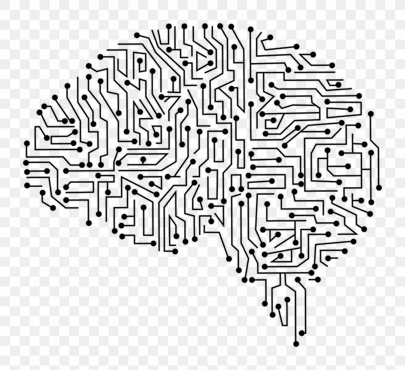Artificial Intelligence Euclidean Vector Brain, PNG, 2658x2429px, Artificial Intelligence, Area, Artificial Brain, Black And White, Brain Download Free