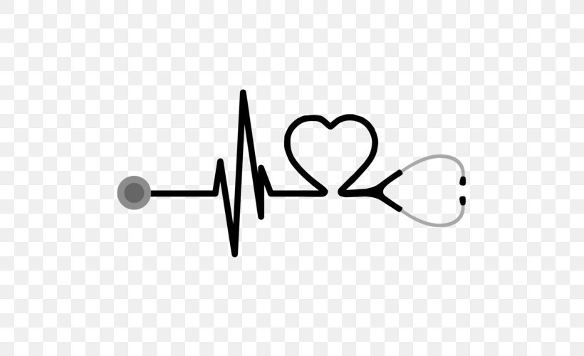 Heart Stethoscope Nursing Medicine Registered Nurse, PNG, 500x500px, Watercolor, Cartoon, Flower, Frame, Heart Download Free