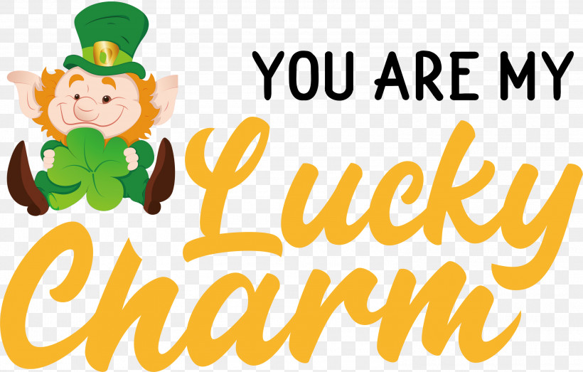 You Are My Lucky Charm St Patricks Day Saint Patrick, PNG, 3000x1917px, St Patricks Day, Behavior, Cartoon, Flower, Fruit Download Free