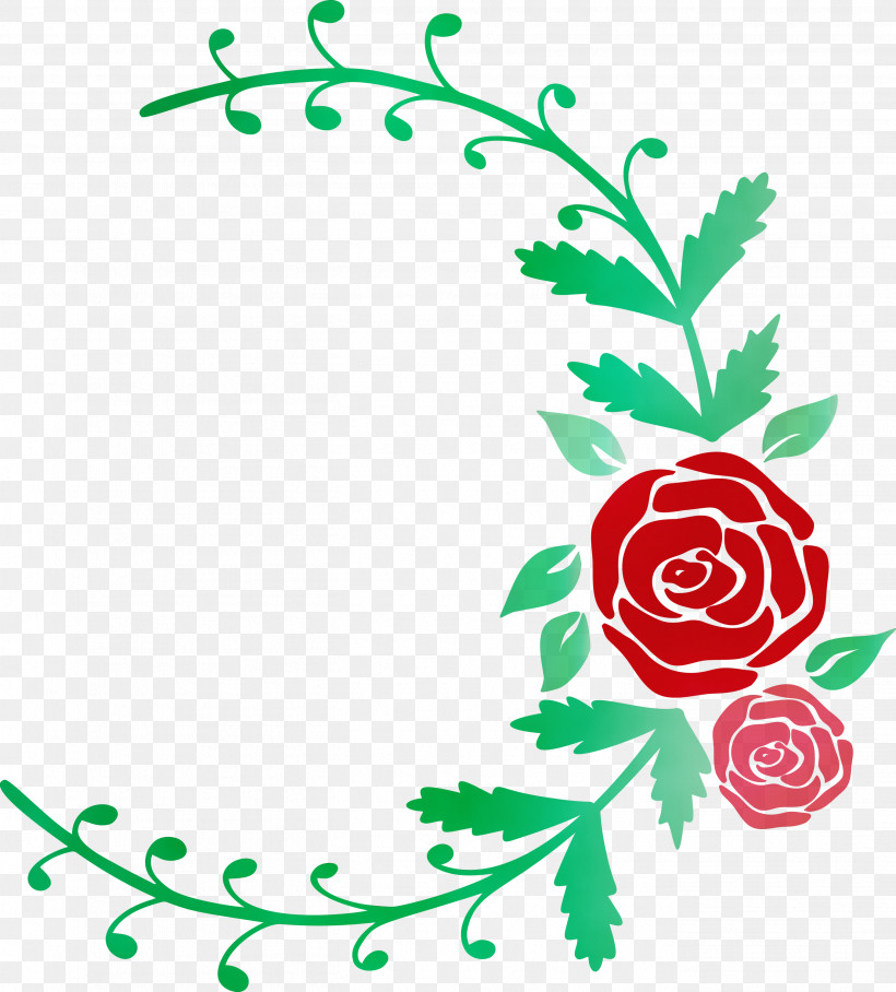 Rose, PNG, 2708x3000px, Rose Frame, Flower, Flower Frame, Leaf, Line Art Download Free