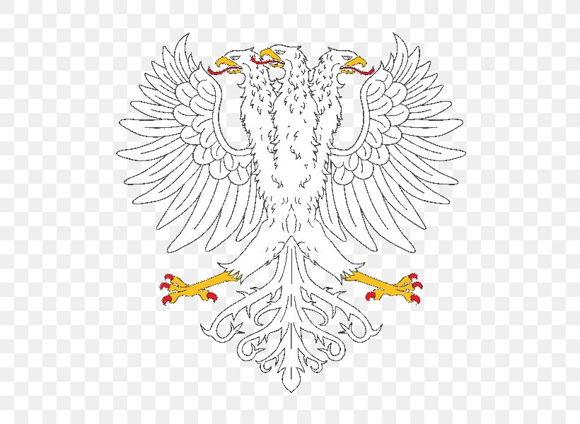 Three-headed Eagle Heraldry Coat Of Arms Illustration, PNG, 600x600px, Eagle, Accipitriformes, Bald Eagle, Beak, Bird Download Free