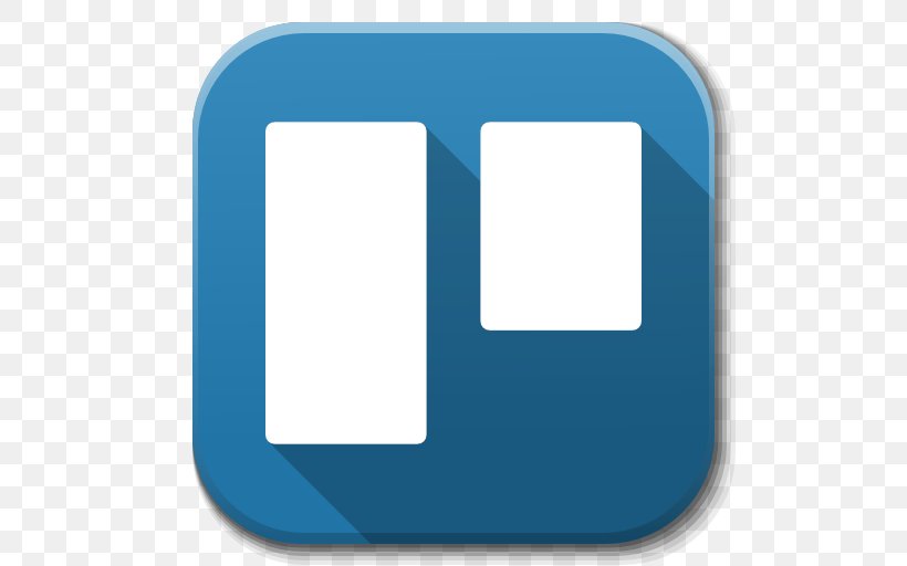 Blue Square Symbol Aqua, PNG, 512x512px, Trello, Android, Aqua, Asana, Atlassian Download Free