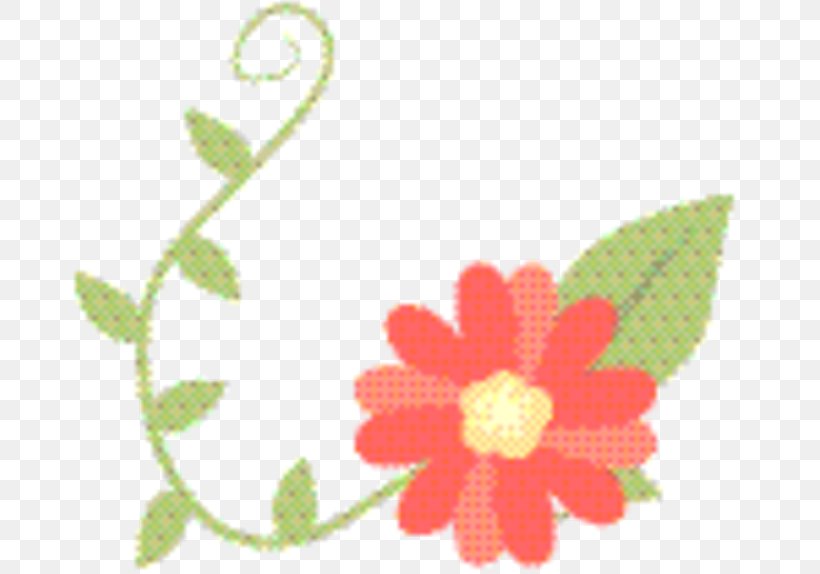 Pink Flower Cartoon, PNG, 686x574px, Floral Design, Flower, Leaf, Pedicel, Petal Download Free