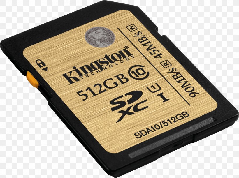 Flash Memory Cards Secure Digital Kingston Technology SDXC Computer Data Storage, PNG, 1877x1400px, Flash Memory Cards, Brand, Computer Data Storage, Electronic Device, Electronics Accessory Download Free