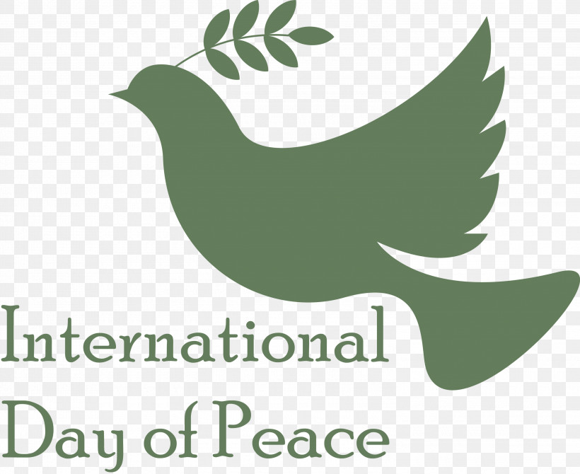 International Day Of Peace World Peace Day, PNG, 3000x2454px, International Day Of Peace, Beak, Green, Logo, Meter Download Free