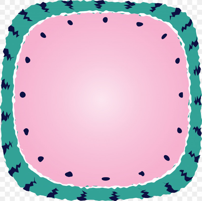 Square Frame, PNG, 3000x2994px, Square Frame, Circle, Dishware, Oval, Pink Download Free