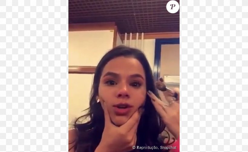 Bruna Marquezine I Love Paraisópolis Actor Eyebrow Snapchat, PNG, 950x583px, Watercolor, Cartoon, Flower, Frame, Heart Download Free
