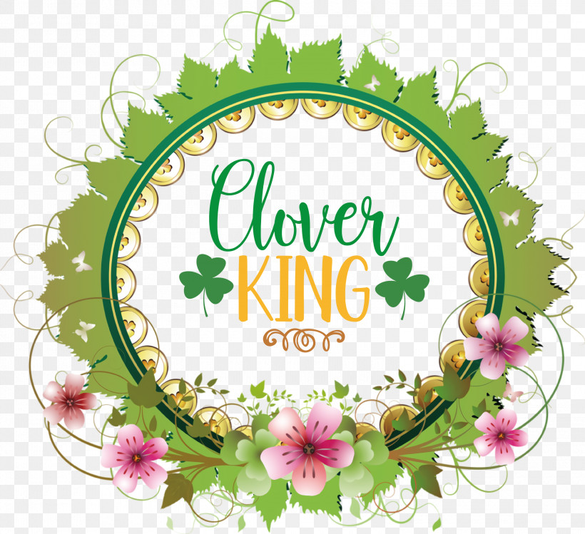 Clover King St Patricks Day Saint Patrick, PNG, 3000x2741px, St Patricks Day, Cdr, Drawing, Patricks Day, Royaltyfree Download Free