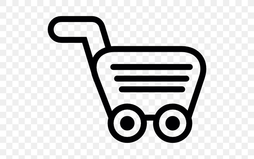 Grocery Store Shopping Cart Supermarket, PNG, 512x512px, Grocery Store, Area, Black And White, Shopping, Shopping Cart Download Free