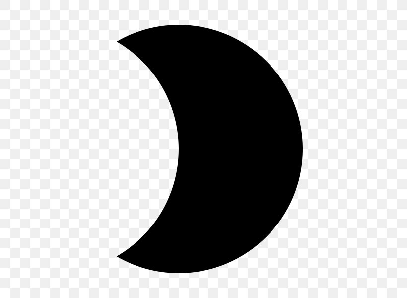 Crescent Moon Clip Art, PNG, 600x600px, Crescent, Black, Black And White, Drawing, Full Moon Download Free