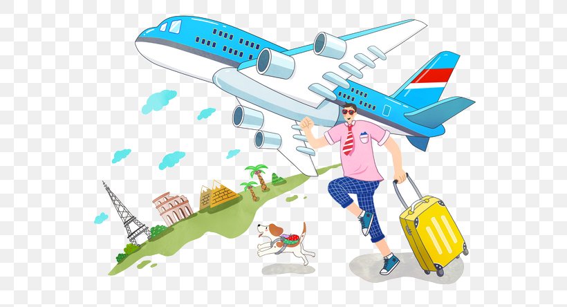 Airplane Travel Flight, PNG, 600x444px, Airplane, Bidezidor Kirol, Cartoon, Designer, Flight Download Free