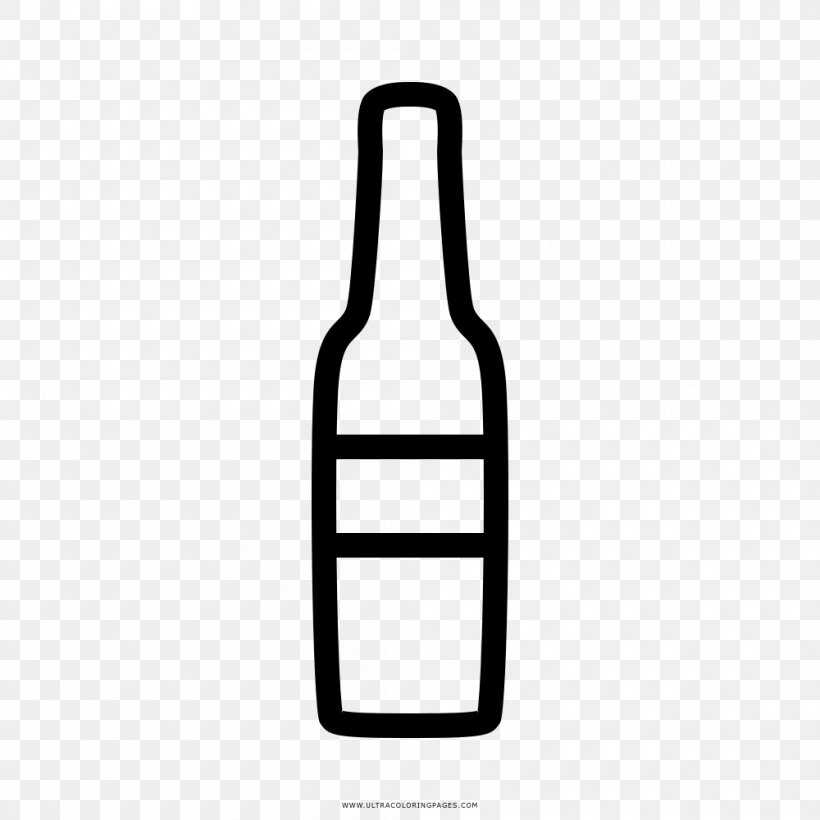 Beer Bottle Glass Bottle, PNG, 1000x1000px, Beer Bottle, Beer, Black And White, Bottle, Drinkware Download Free