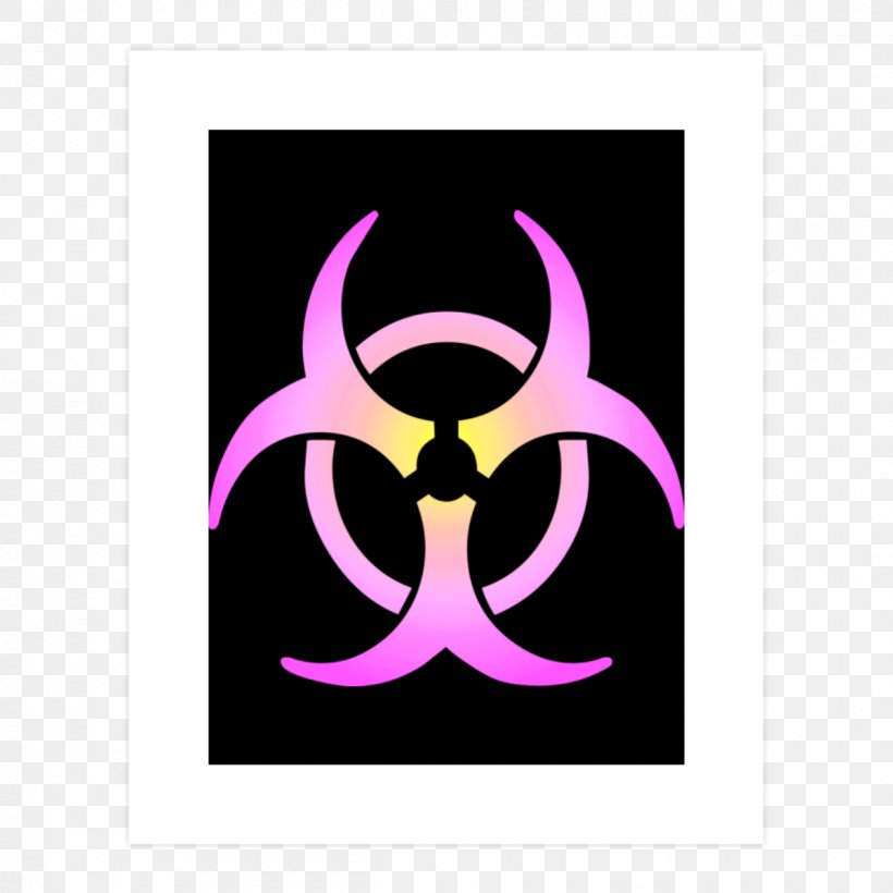 Biological Hazard Hazard Symbol Decal, PNG, 1200x1200px, Biological Hazard, Blue, Brand, Com, Decal Download Free