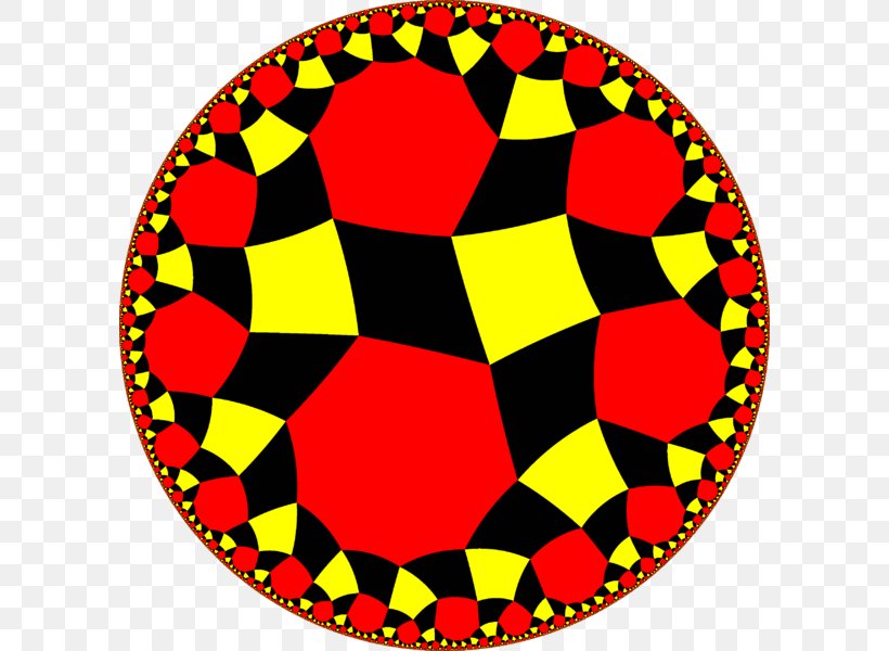 Circle Limit III Hyperbolic Geometry Tessellation Symmetry, PNG, 600x600px, Circle Limit Iii, Area, Geometry, Hexagon, Hyperbolic Geometry Download Free