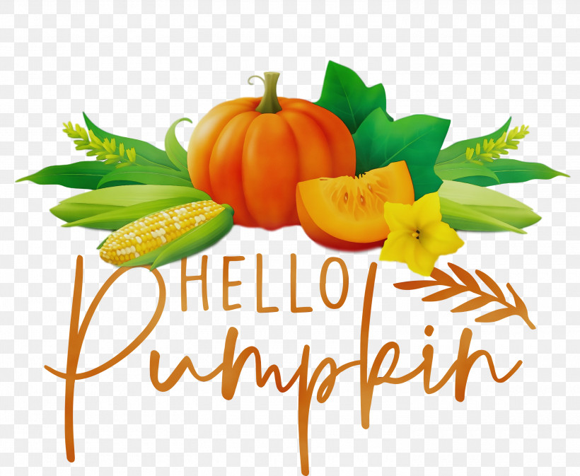 Pumpkin, PNG, 3000x2463px, Autumn, Cooking, Fruit, Ingredient, Paint Download Free