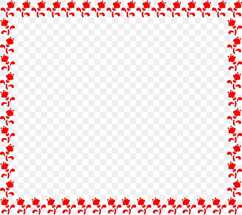 Red Line Pattern Rectangle Heart, PNG, 3000x2669px, Flower Rectangular Frame, Floral Rectangular Frame, Heart, Line, Paint Download Free