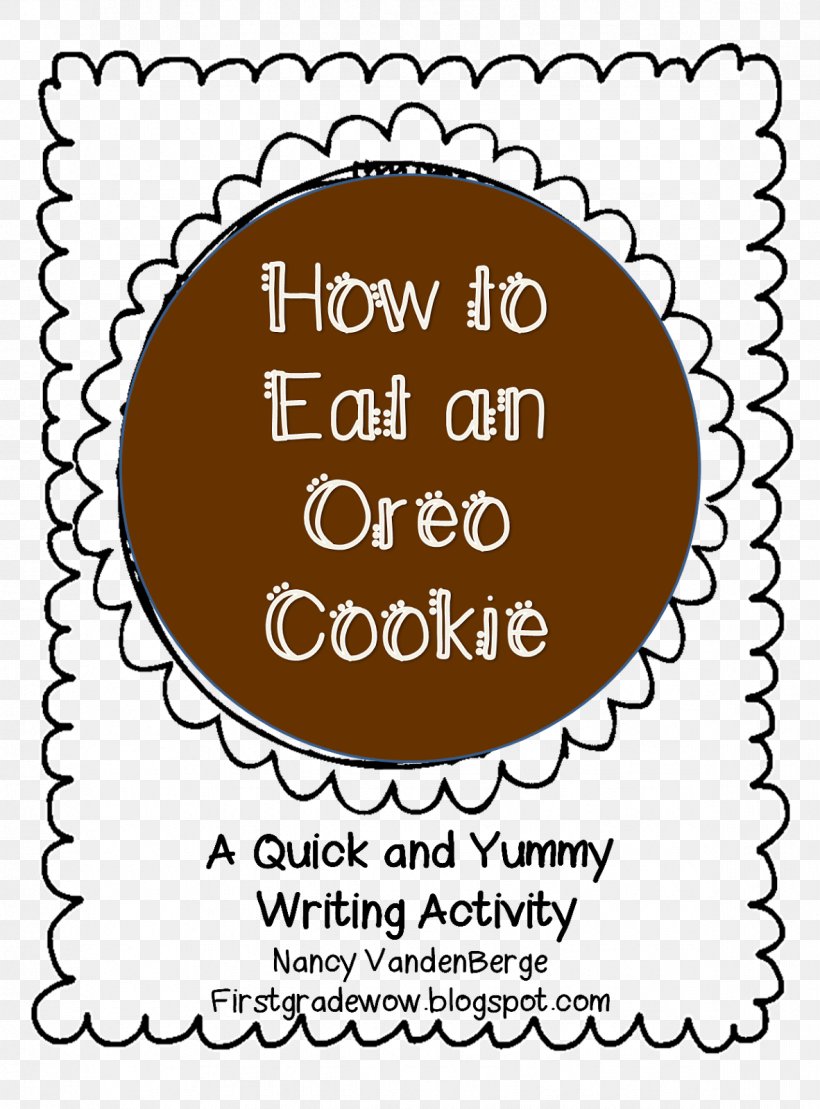 Writing Reading Oreo Paper First Grade, PNG, 1182x1600px, Writing, Area, Biscuits, Eating, First Grade Download Free