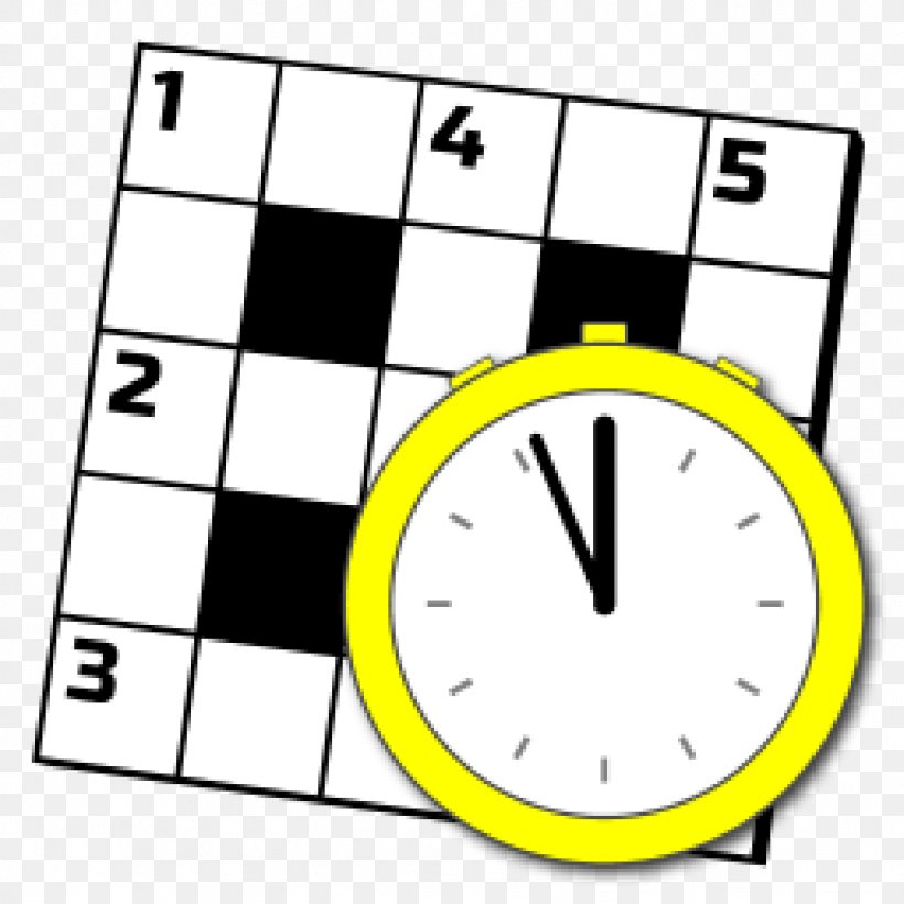 5-Minute Crossword Puzzles Mom's Crossword Puzzles Words With Friends, PNG, 1024x1024px, Words With Friends, Android, Area, Black And White, Clock Download Free