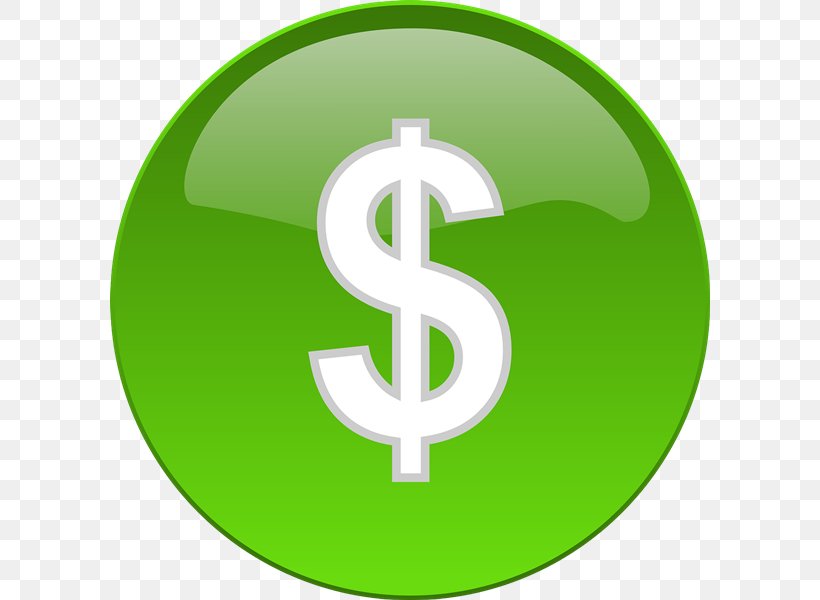 Dollar Sign Currency Symbol United States Dollar Clip Art, PNG, 600x600px, Dollar Sign, Brand, Cash, Credit, Currency Symbol Download Free