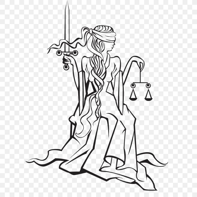Lady Justice Vector Graphics Themis Symbol Stock Photography, PNG, 610x819px, Lady Justice, Art, Artwork, Black, Black And White Download Free