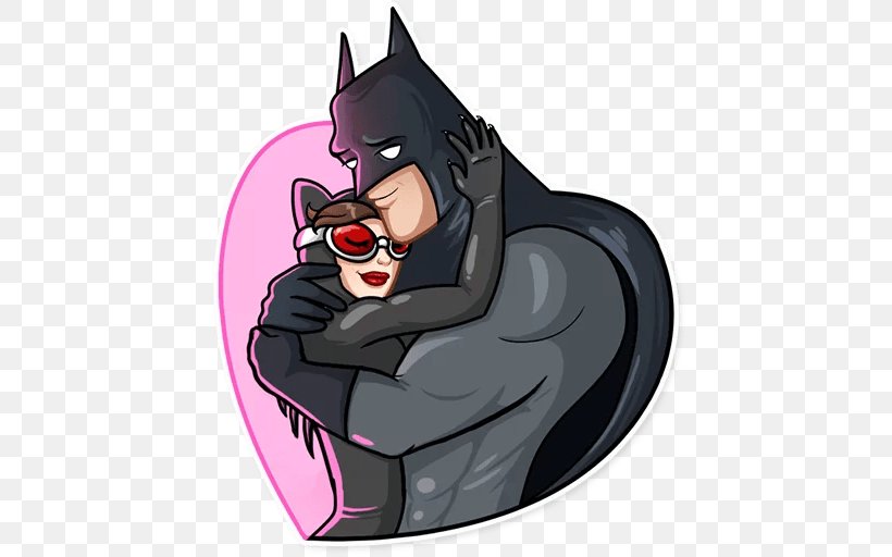 Catwoman Batman Sticker Telegram, PNG, 512x512px, Catwoman, Batman, Cat, Catgirl, Drawing Download Free