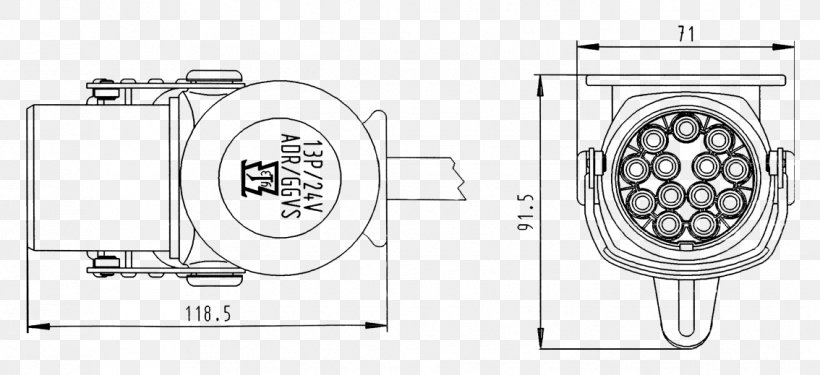 Electrical Connector Crimp Trailer Connector Plastic, PNG, 1134x519px, Electrical Connector, Ac Power Plugs And Sockets, Auto Part, Crimp, Door Handle Download Free